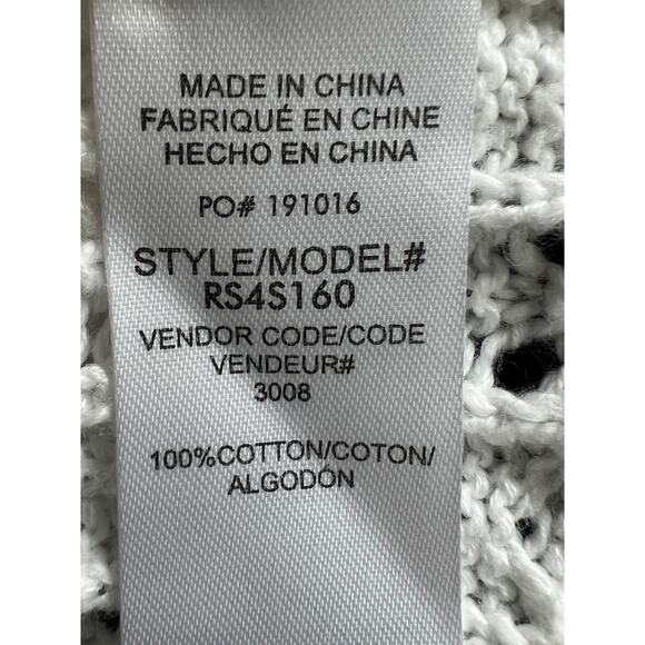 SPLENDID TOP WOMENS SIZE LARGE ALLY SCOOP NECK COTTON SWEATER TANK WHITE NEW - Picture 9 of 12